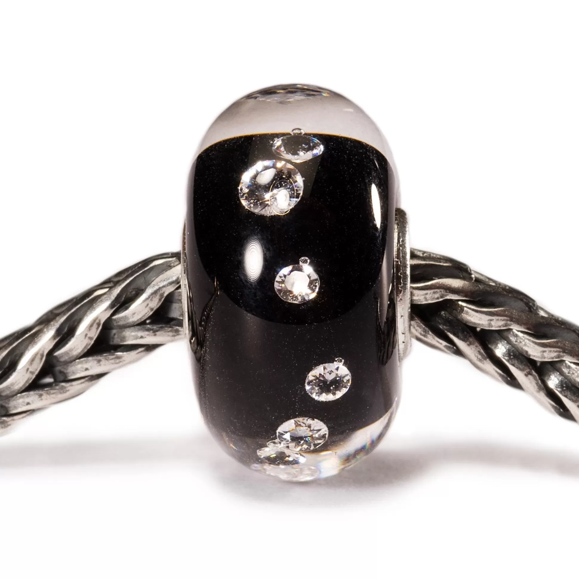 Trollbeads Beads*Diamante Nero Universale